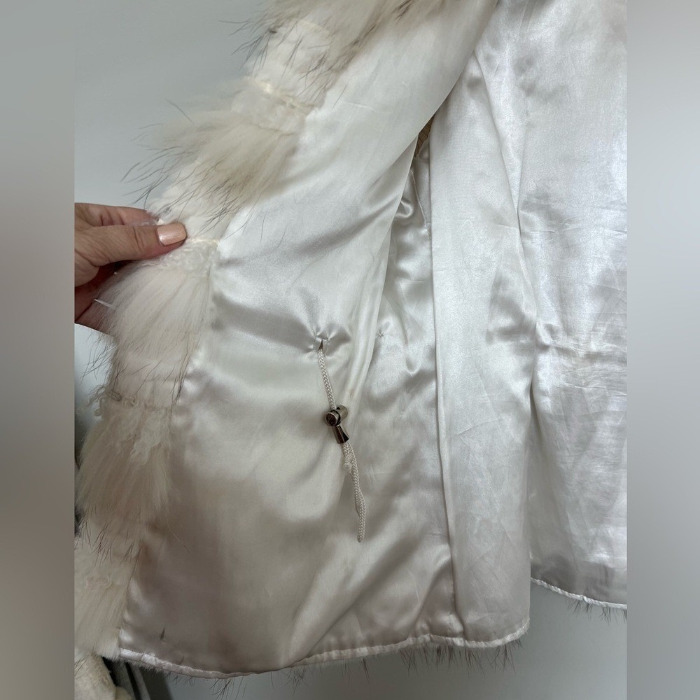 Alaska Fur Gallery 100% Fur Vest rabbit and fox Size S/M - Picture 8 of 9